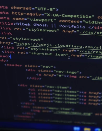 Web application code